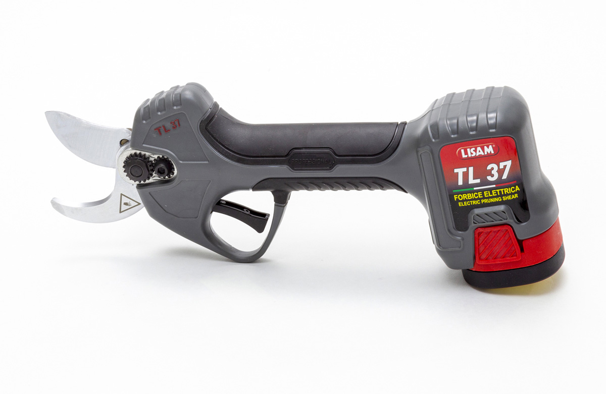 LISAM TL 37 FORBICE A BATTERIA DA POTATURA Ø37mm 2 BATTERIE 4,5Ah FODERO INCLUSO